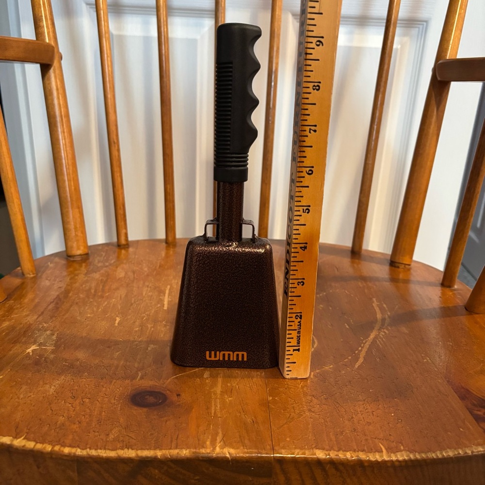 WMM Metal Cowbell with Black Handle